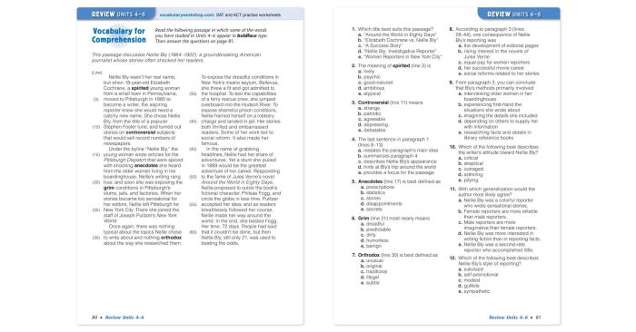 Vocabulary unit 8 level f