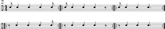 Rhythms notes quarter eighth rest patterns examples rhythm sixteenth pattern beat office post activity alisha gabriel songs without using