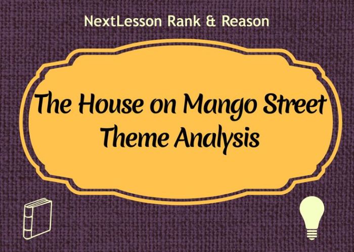 Metaphors from the house on mango street