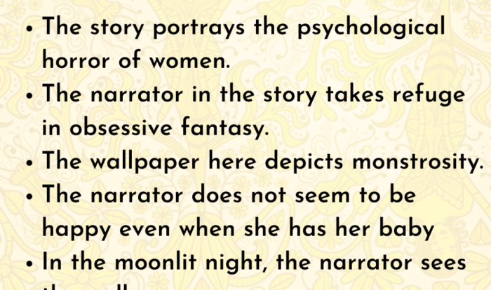 The yellow wallpaper character analysis essay