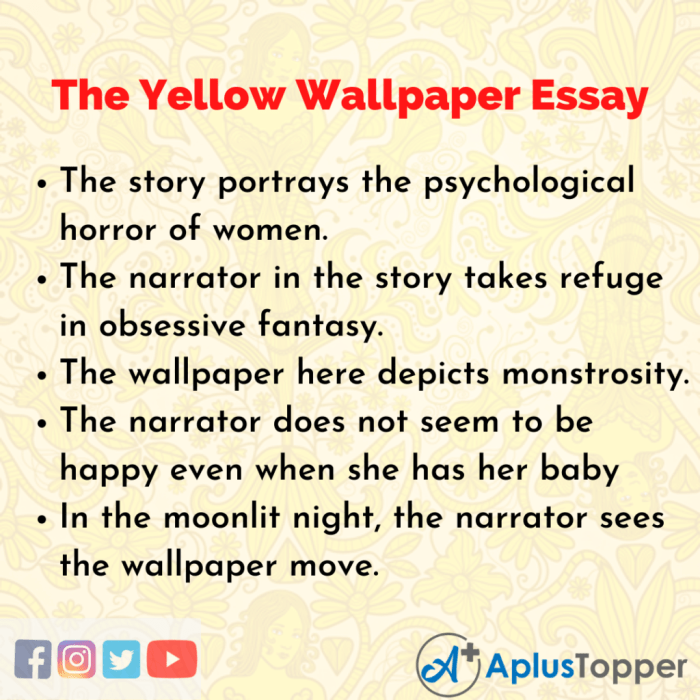 The yellow wallpaper character analysis essay